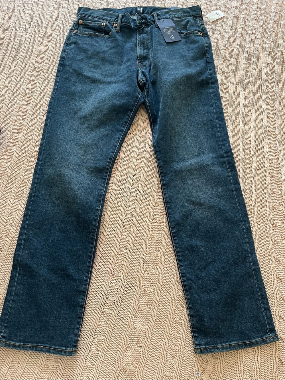 GAP Men's Navy Straight Jeans